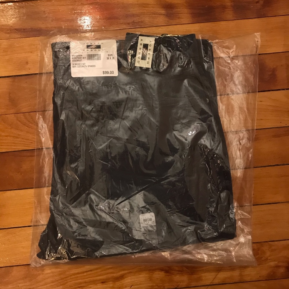 SOLD! NWT Joseph Abboud 36 x 30 Classic Fit Sateen - Picture 8 of 9